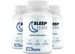 Bottle of Sleep Lean Tablets